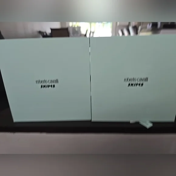 SKIMS X Roberto Cavalli DIPPED TIE BIKINI BOTTOM TRIANGLE BIKINI TOP SIZE MED - Picture 4 of 9